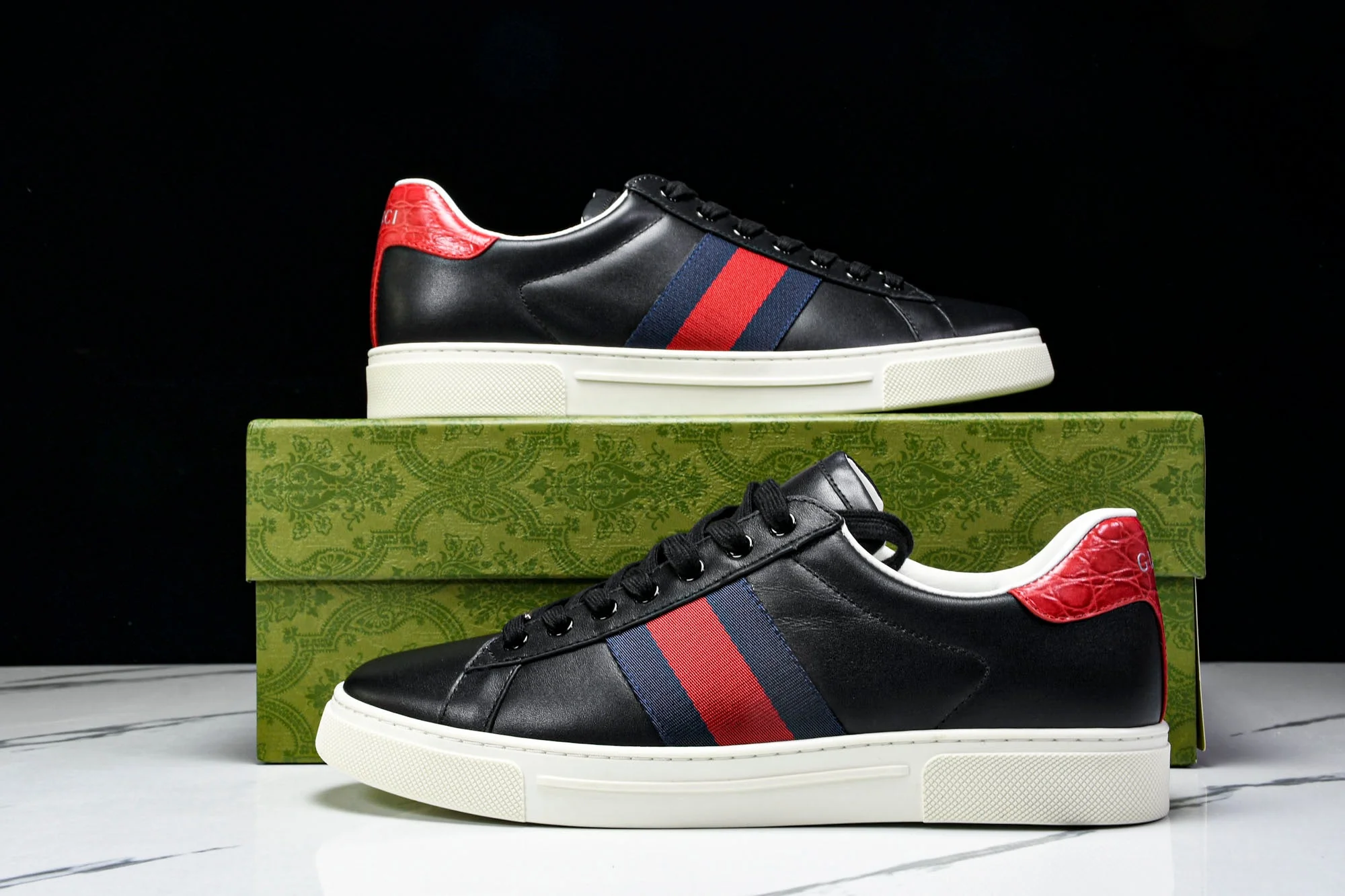 Guссi Ace Web 'Black'