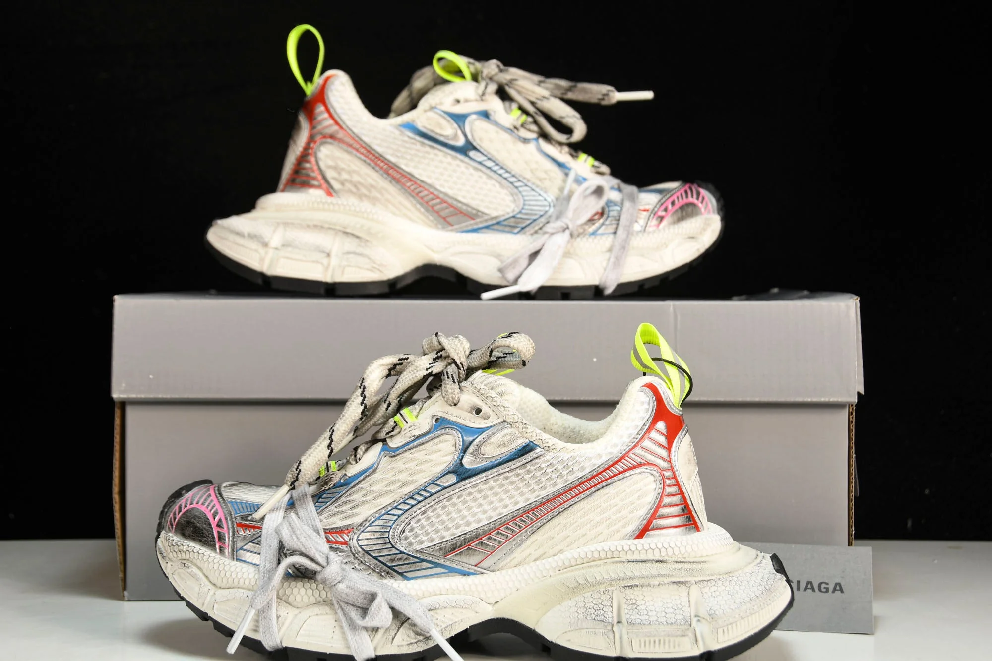 3XL Sneaker 'White Red Blue'