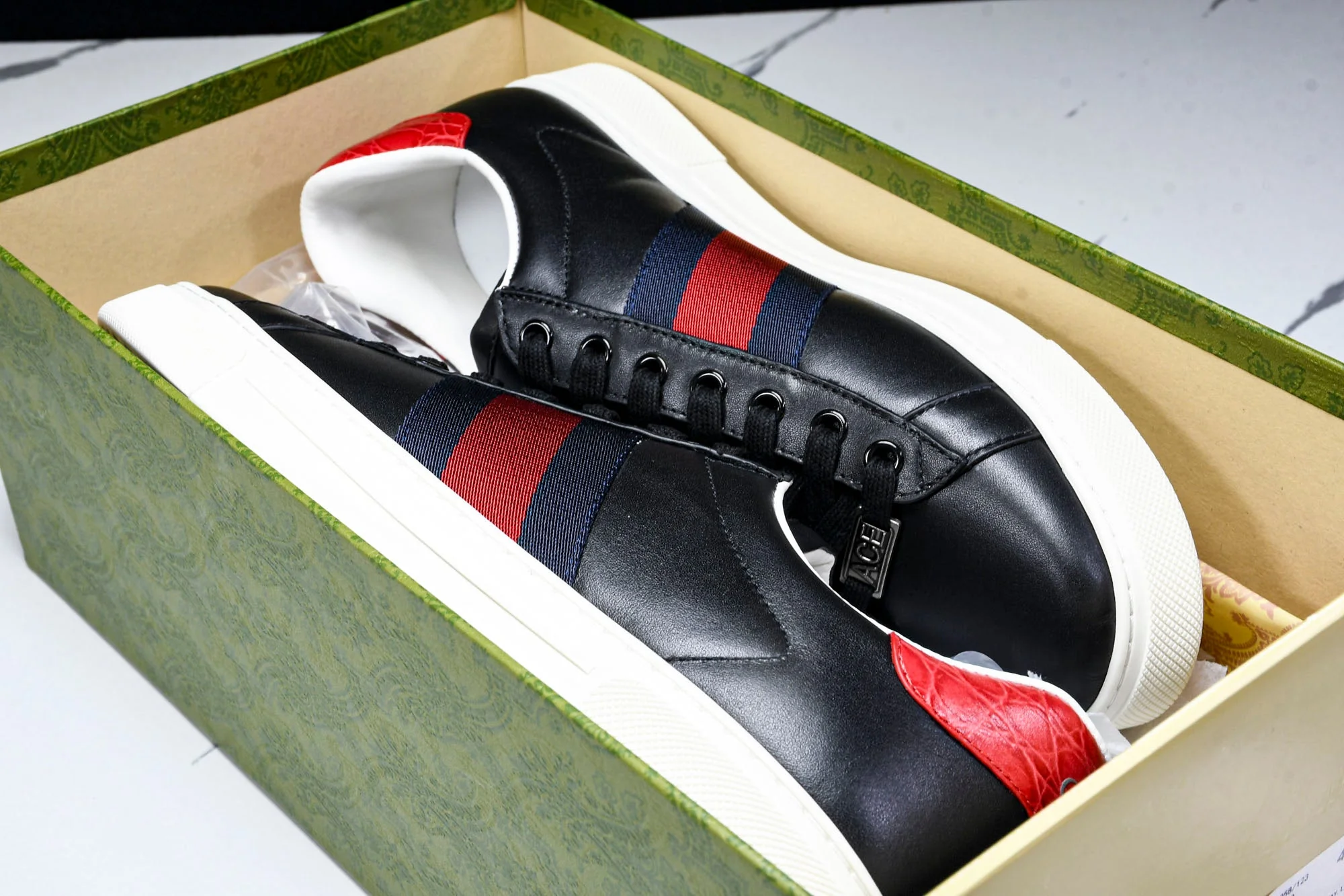 Guссi Ace Web 'Black'