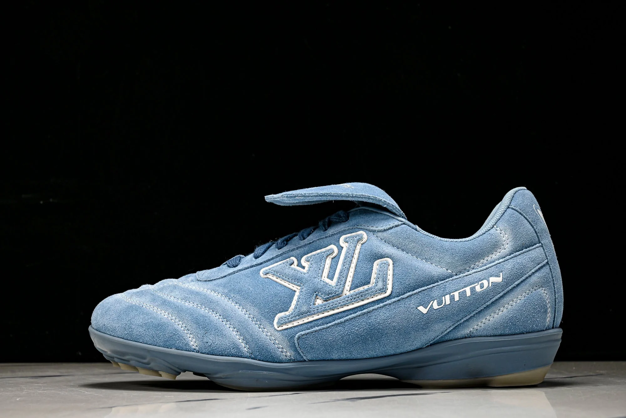 Louis Vuittоп Footprint Soccer Sneaker 'Blue Suede'