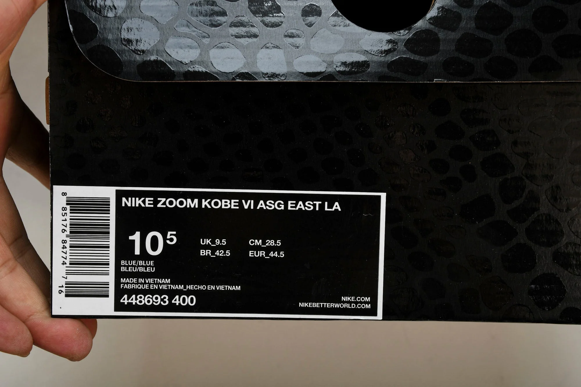 Kobe 6 'ASG East LA'