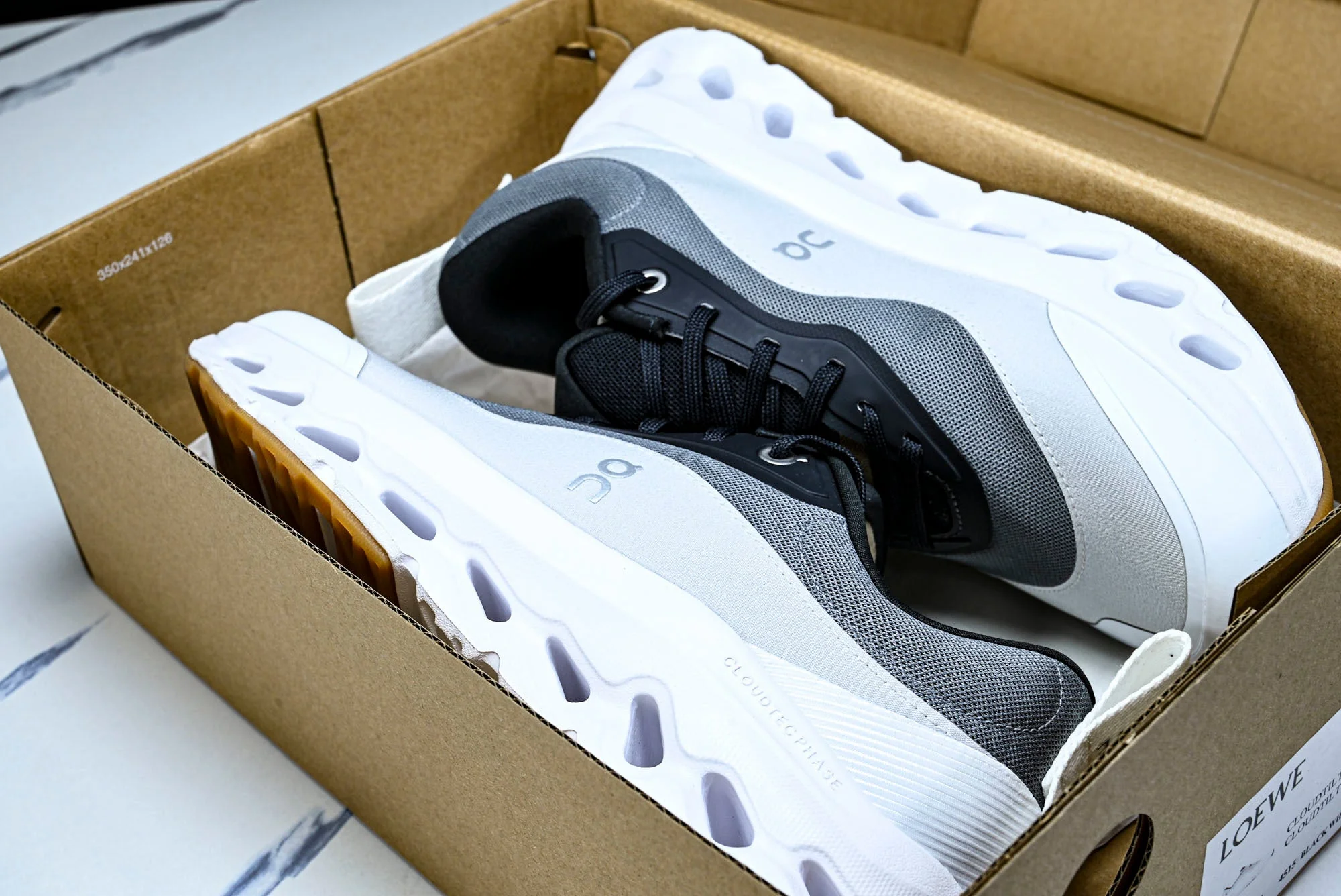 LOEWE × ON Cloudtilt 2.0 'Black White'