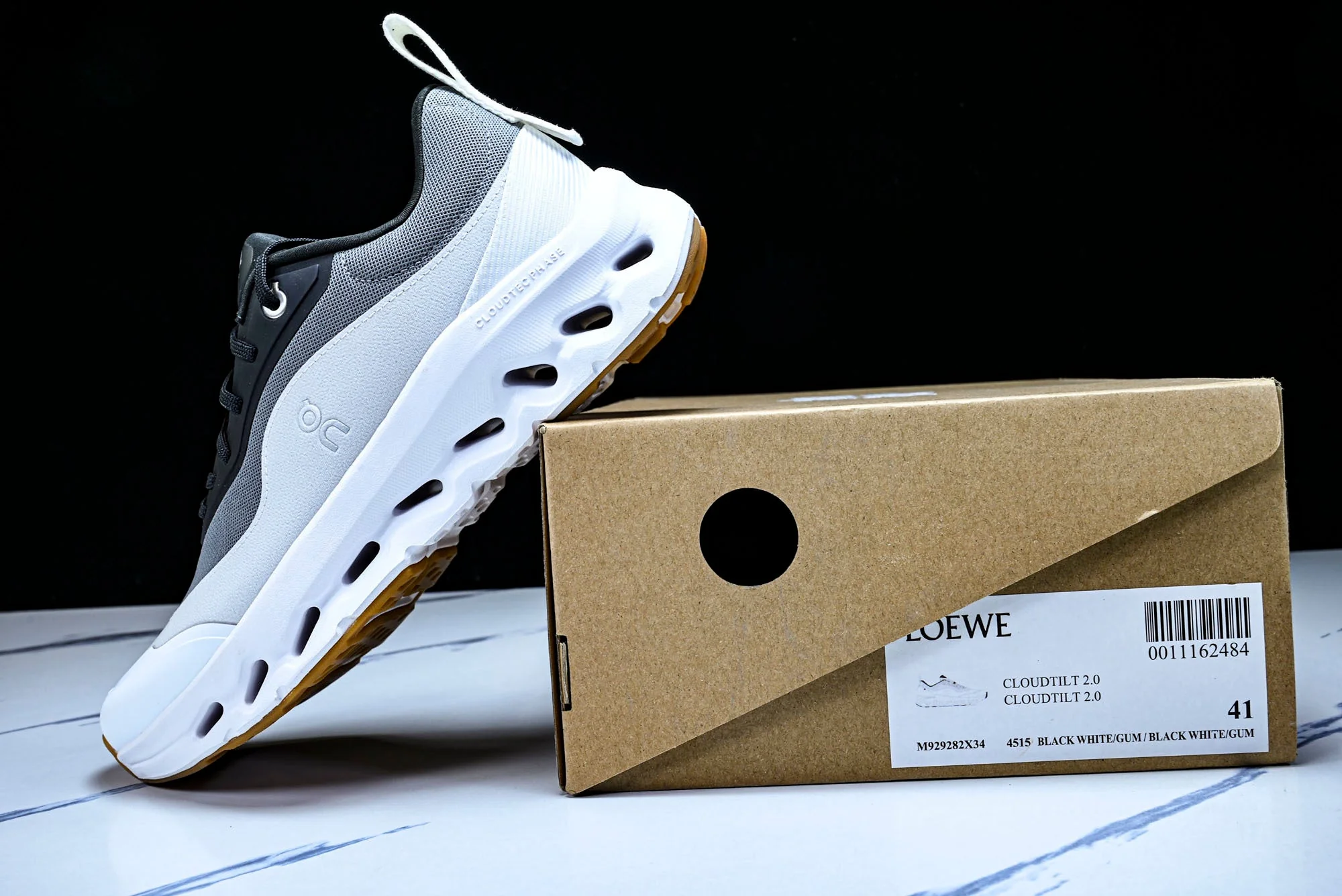 LOEWE × ON Cloudtilt 2.0 'Black White'