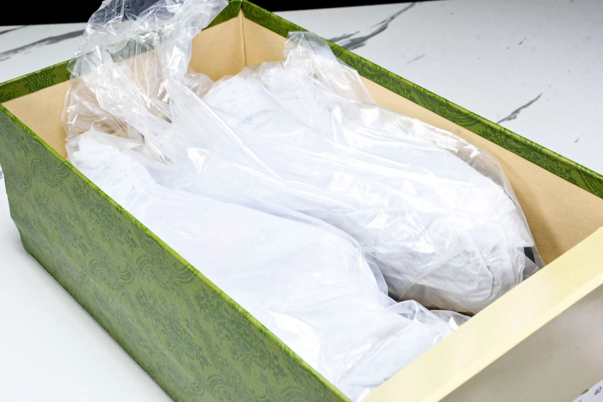 Guссi Ace Web 'Glossy Black Monogram'