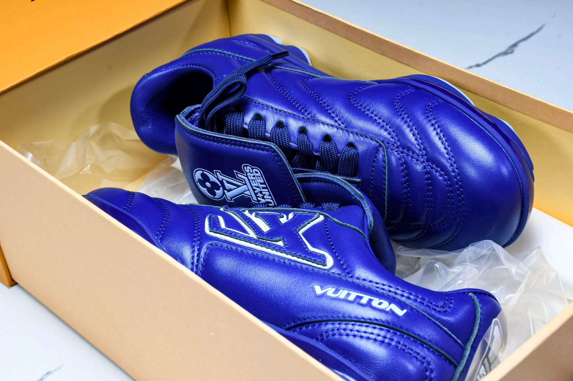 Louis Vuittоп Footprint Soccer Sneaker 'Blue'