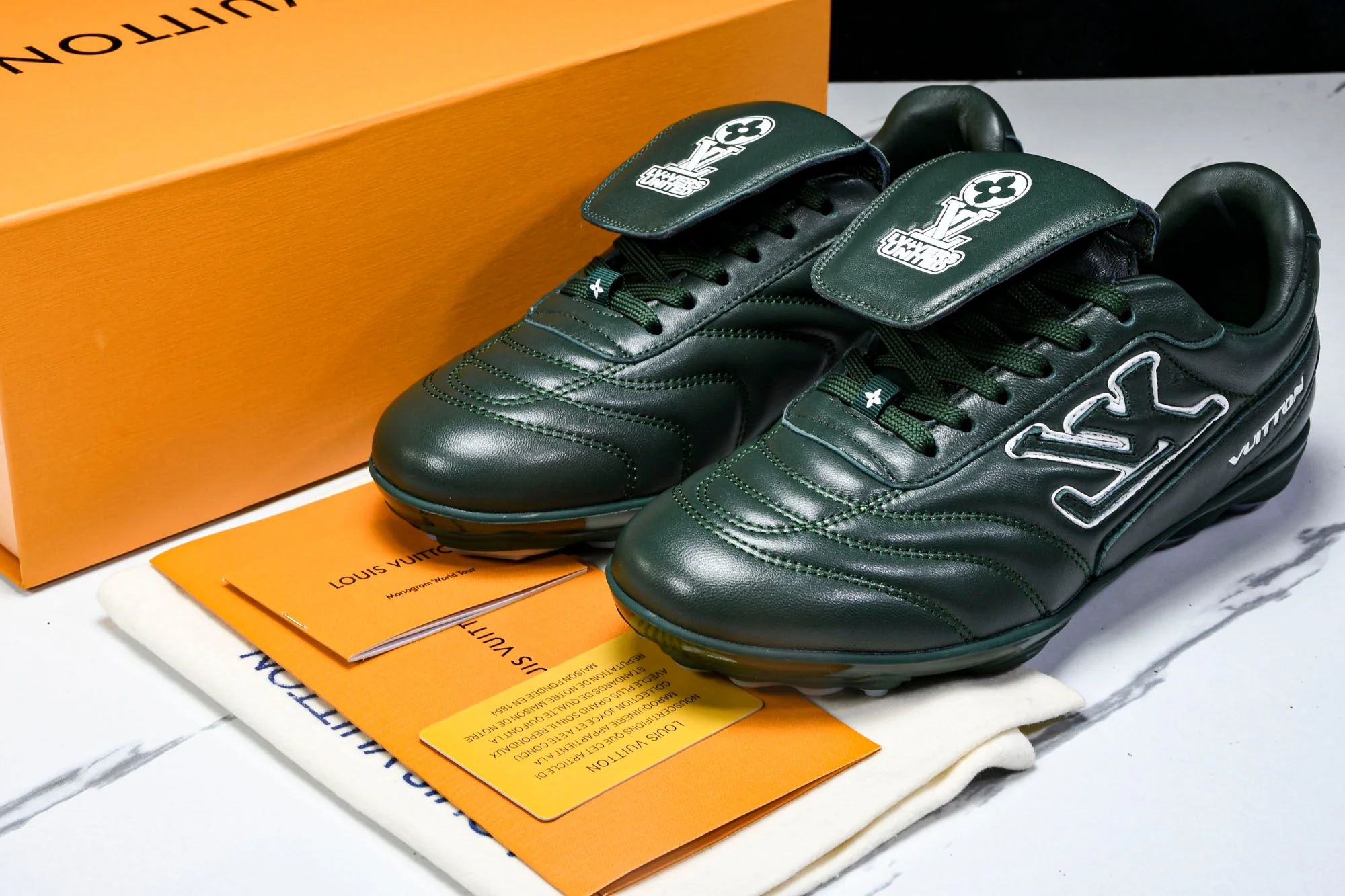 Louis Vuittоп Footprint Soccer Sneaker 'Green'