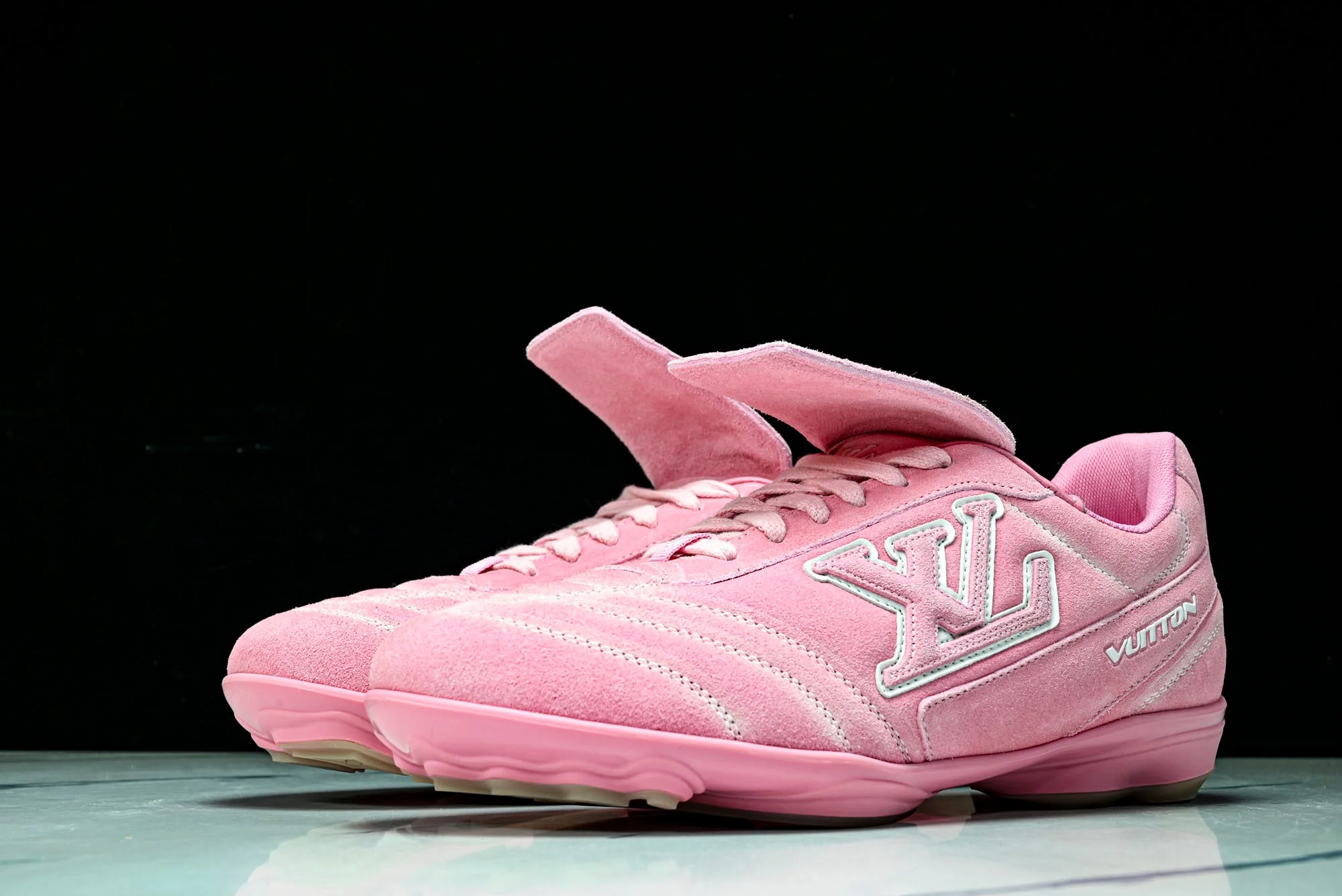 Louis Vuittоп Footprint Soccer Sneaker 'Pink Suede'