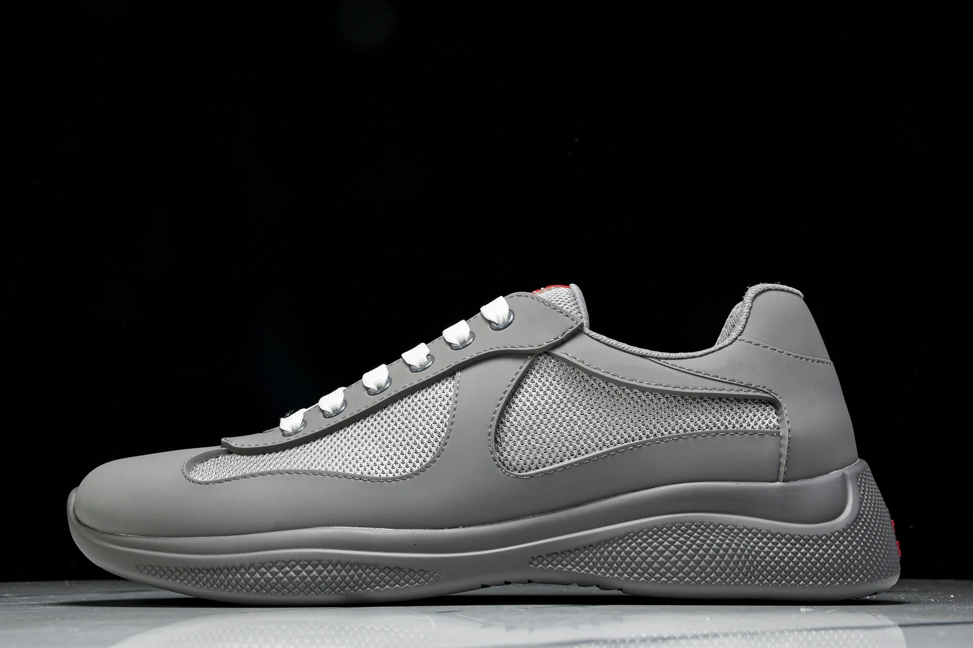 Prada America's Cup Sneaker Soft Rubber 'Steel Grey'