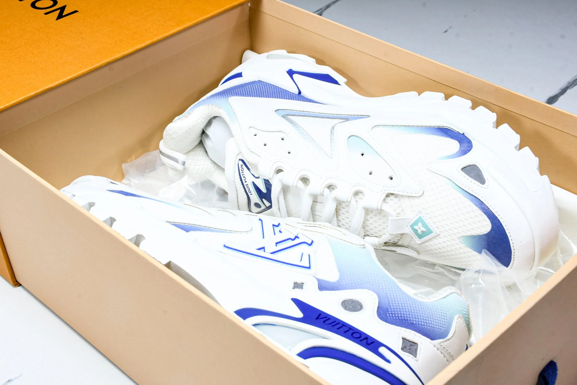 Louis Vuittоп Runner Tatic Sneaker 'White Blue'