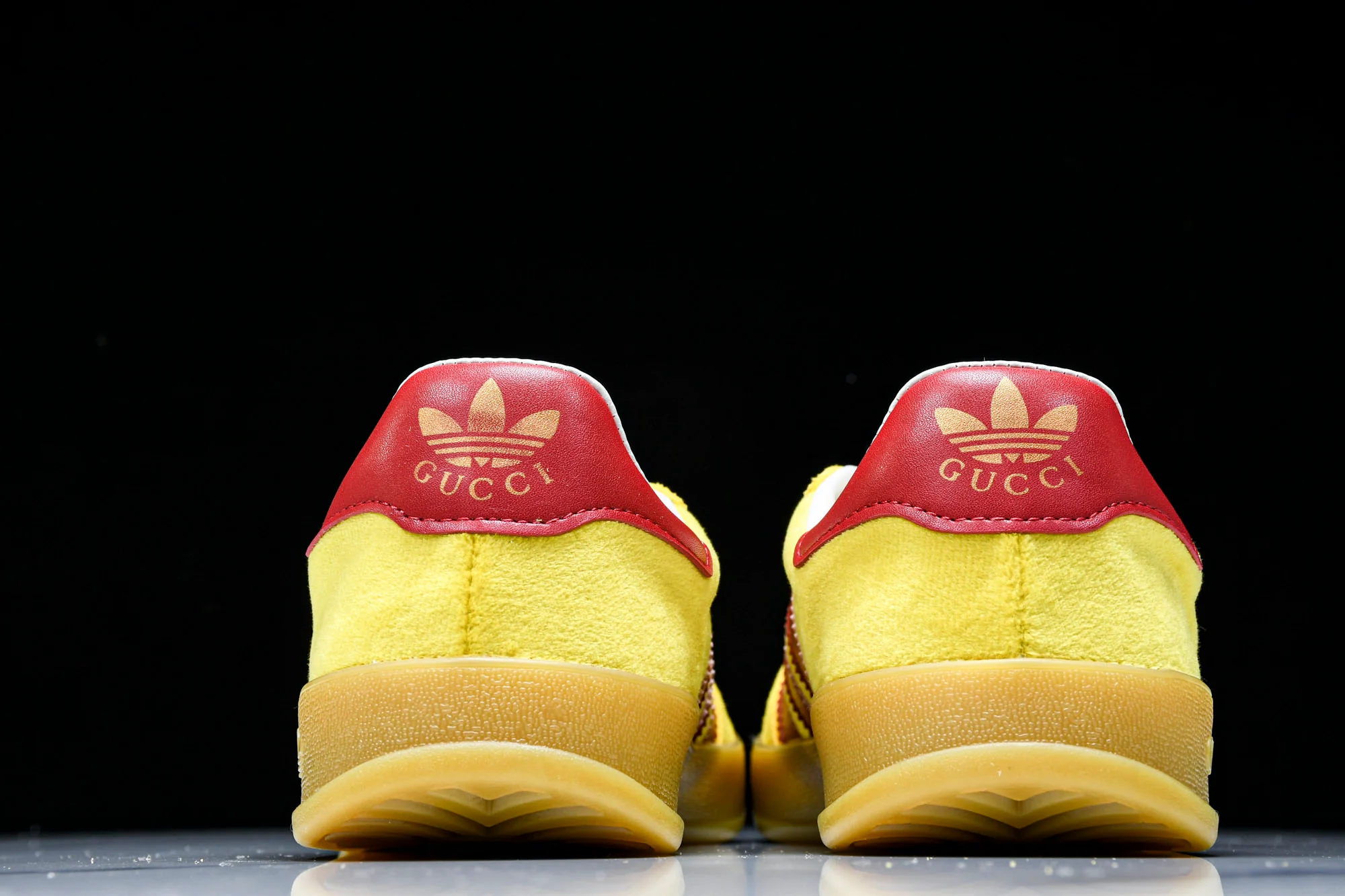 Guссi x Gazelle 'Yellow Red Velvet'