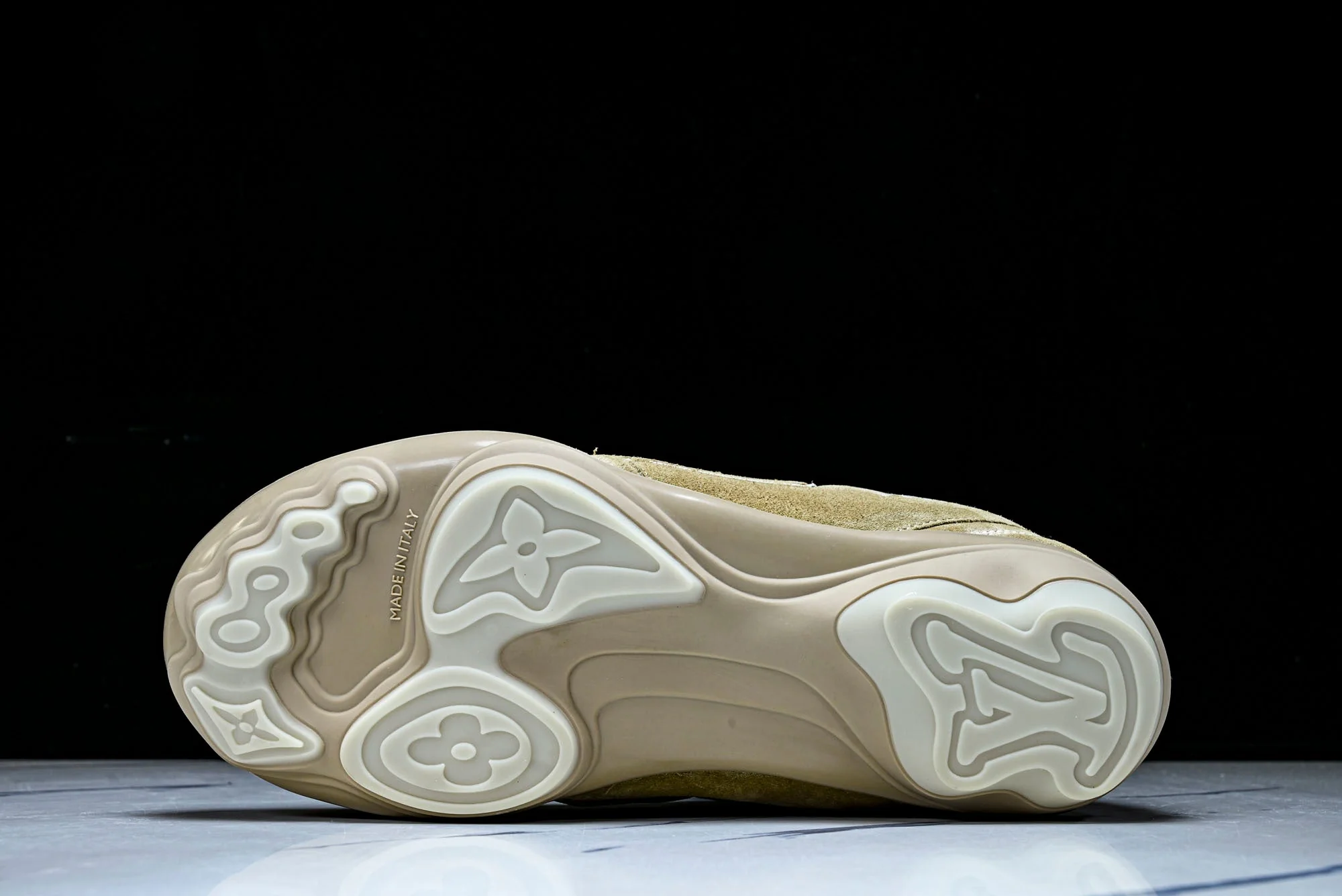 Louis Vuittоп Footprint Soccer Sneaker 'Beige Suede'