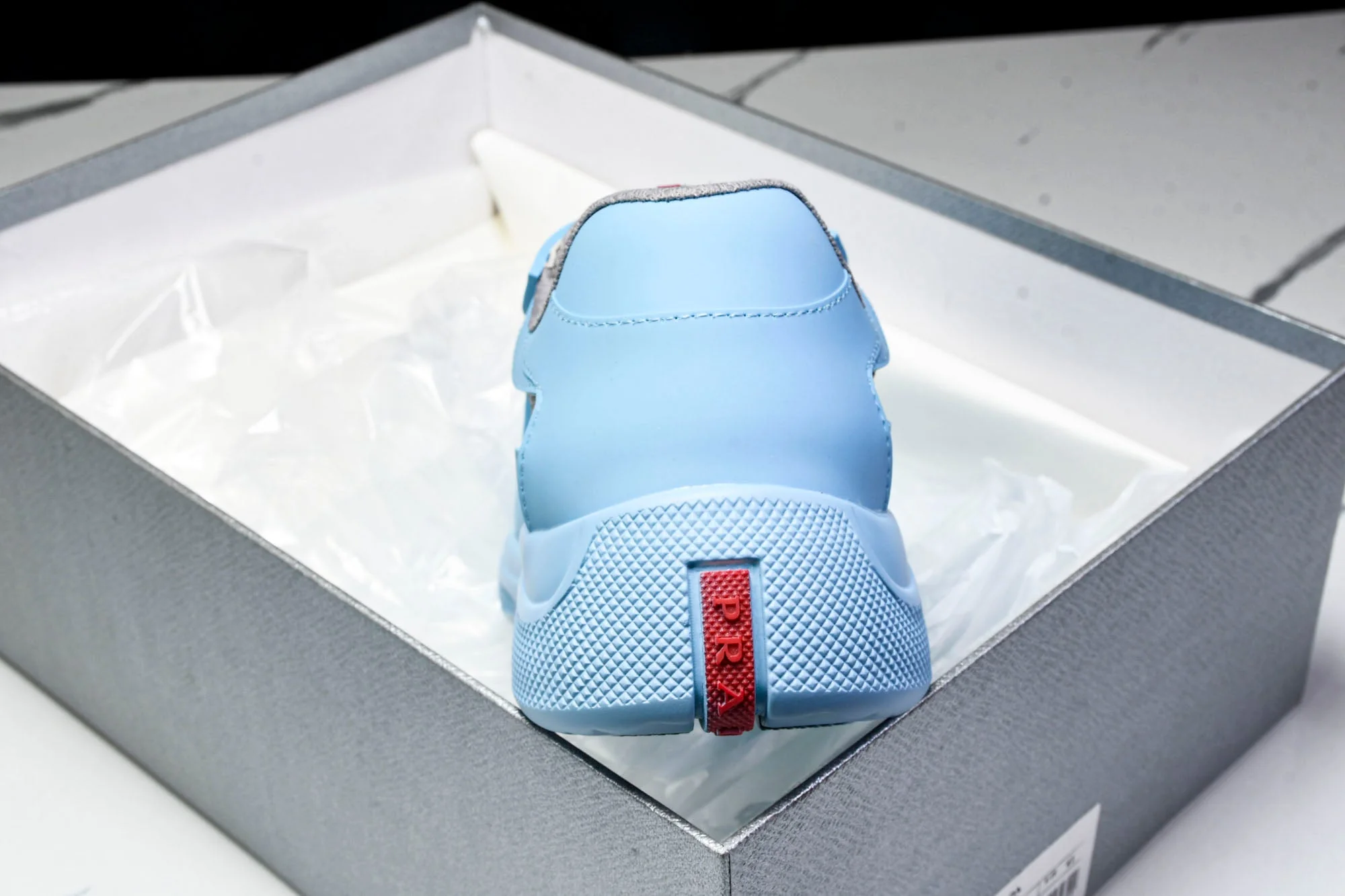 Prada America's Cup Sneaker Soft Rubber 'Light Blue'