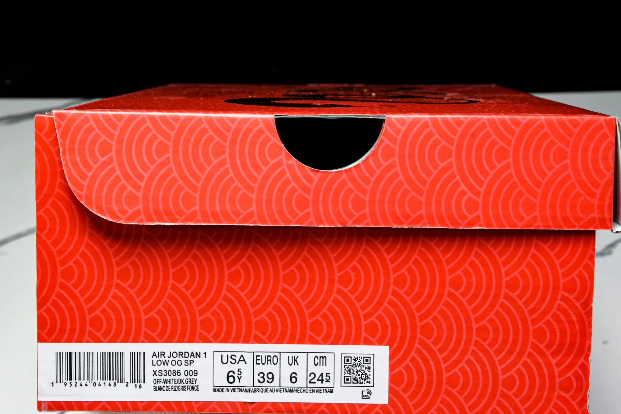 Travis Scott AJ1 Low x Year of The Snake 'White Grey' (Custom)