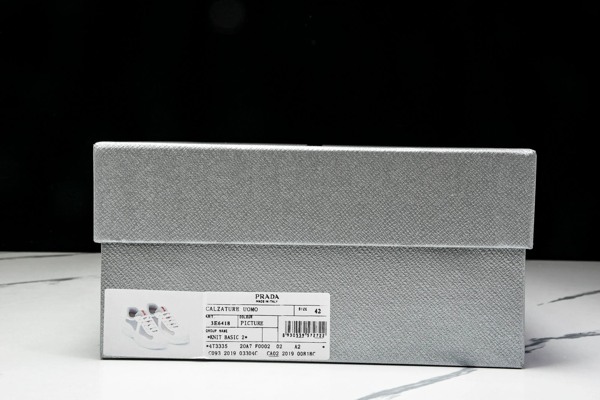 Prada America's Cup Sneaker Soft Rubber 'Cream White'