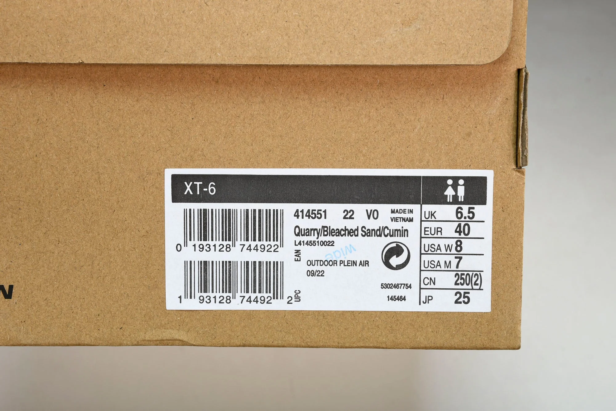 Salomon XT-6 'Quarry Cumin'