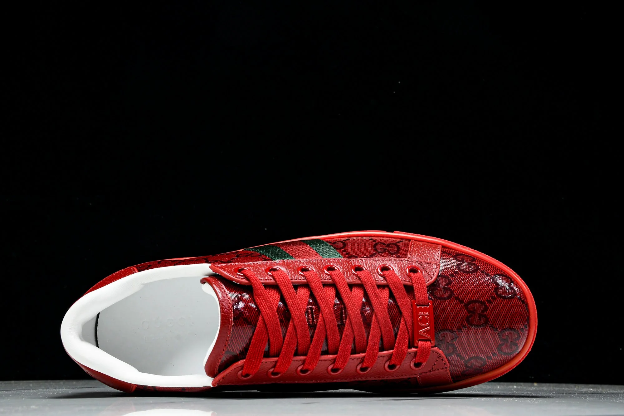Guссi Ace Web 'Red Monogram'