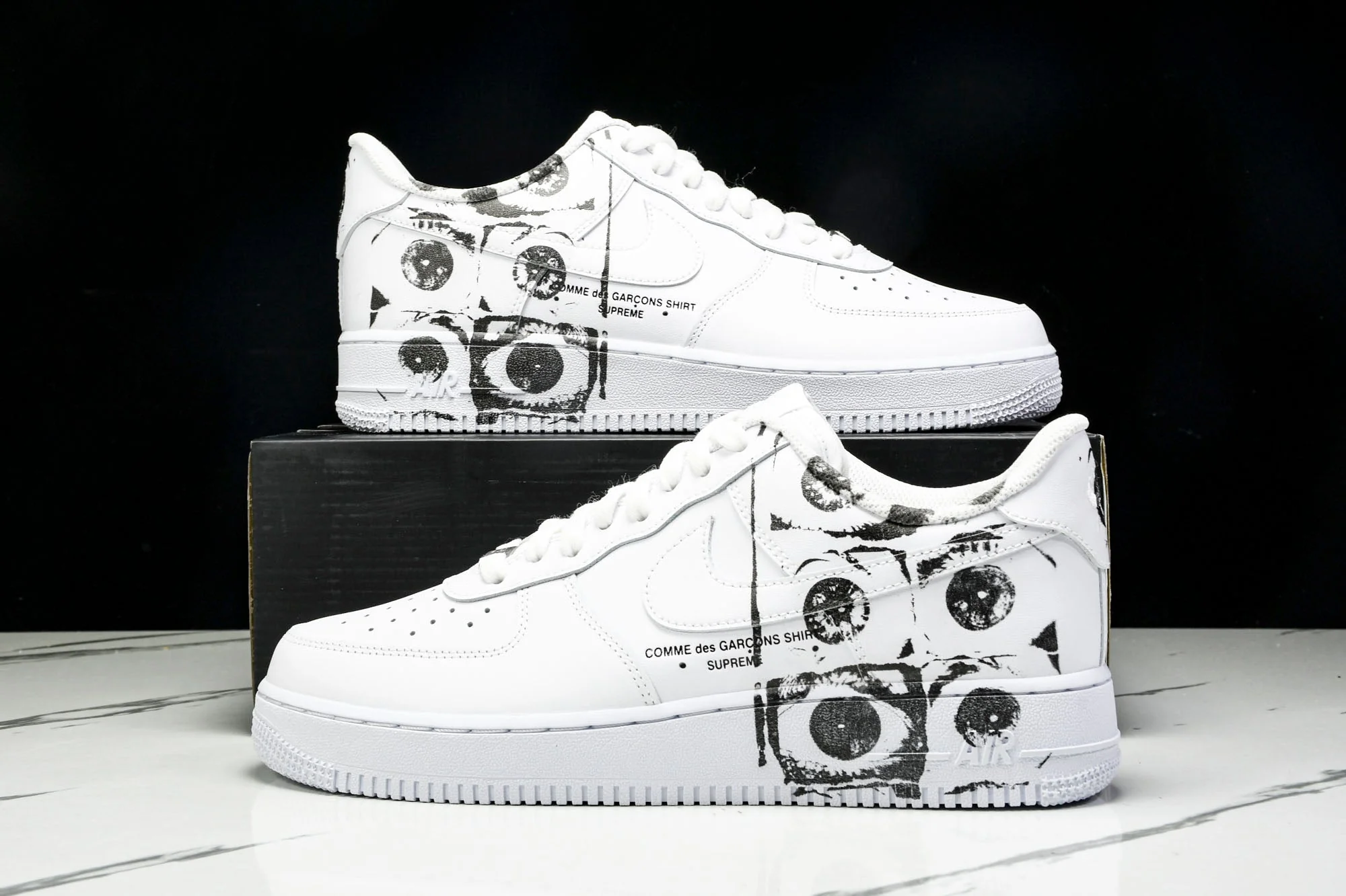 AF1 x Comme des Garcons SHIRT x Supreme 'Eyes'