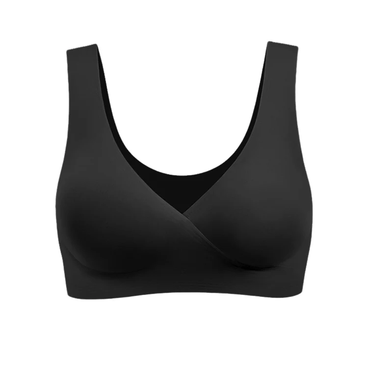 VEIMIA シームレス・美胸・授乳ブラ| シームレスで、バックラインをよりスムーズで美しくする。柔らかく流れやすい胸をガッチリ守ってくれるブラ。産前・産後のバストサイズの変化に柔軟にフィットする伸縮性に優れた素材を採用。