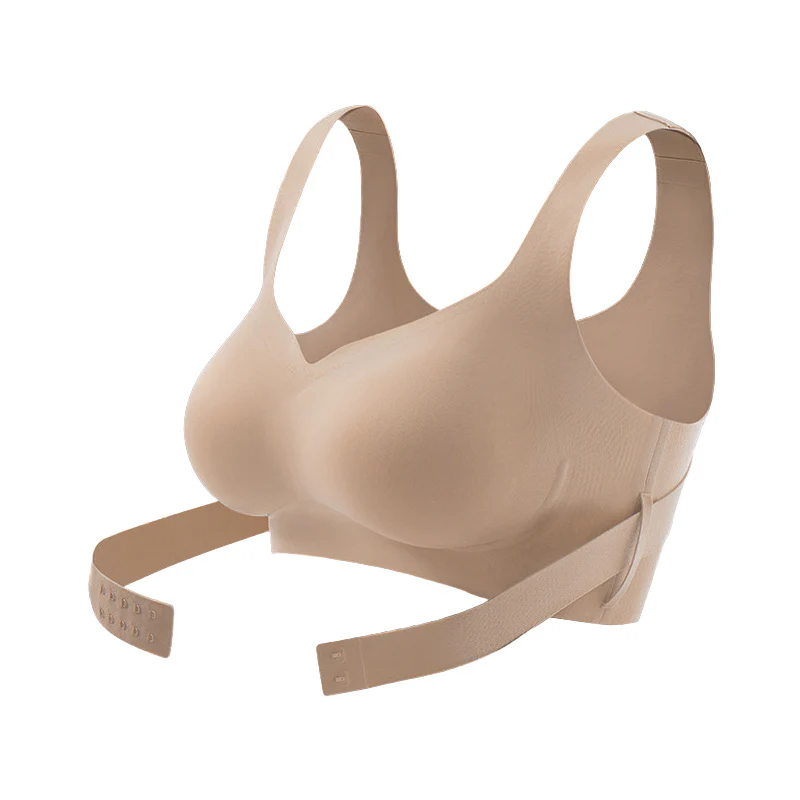 【2枚セットで¥6,990円】VEIMIA 矯正ブラ |  矯正ベルトとブラが一体化し、美姿勢＆美胸をサポート！肌に優しく通気性抜群、快適なシームレス仕様。W字型アンダーがバストをしっかり持ち上げ、垂れを防止。