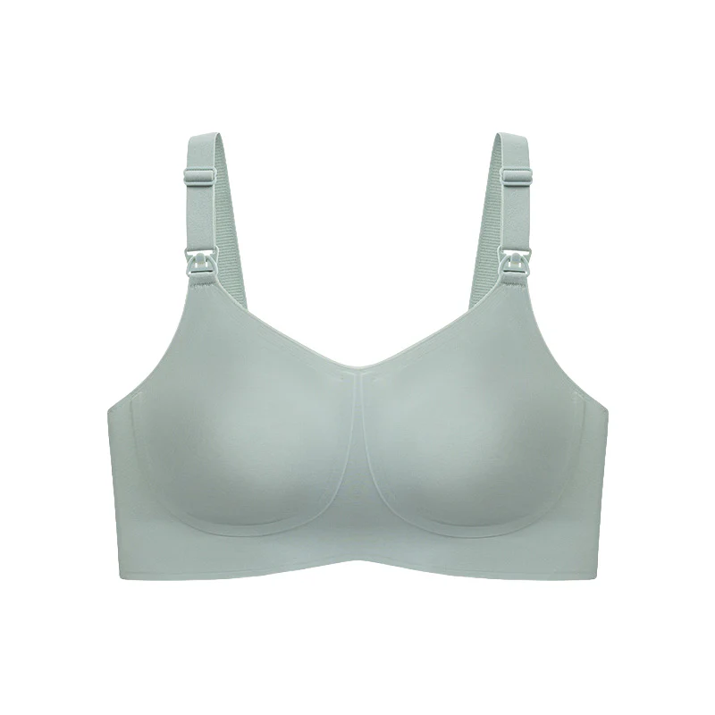 【2枚セットで¥5,990円】VEIMIA 授乳ブラ | U字カップで美胸サポート！超薄で通気性も抜群、7A抗菌加工でダニを徹底ブロック。食品グレードのシリコンパッドで安心感アップ、前開き肩スナップで授乳も楽々。