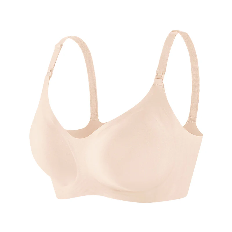 【2枚セットで¥5,990円】VEIMIA 上開き・授乳ブラ |  片手で授乳できる上開きタイプ。柔らかゲルラインとアンダーで胸を優しくホールドし、たるみ＆外向きを効果的に防ぐ！