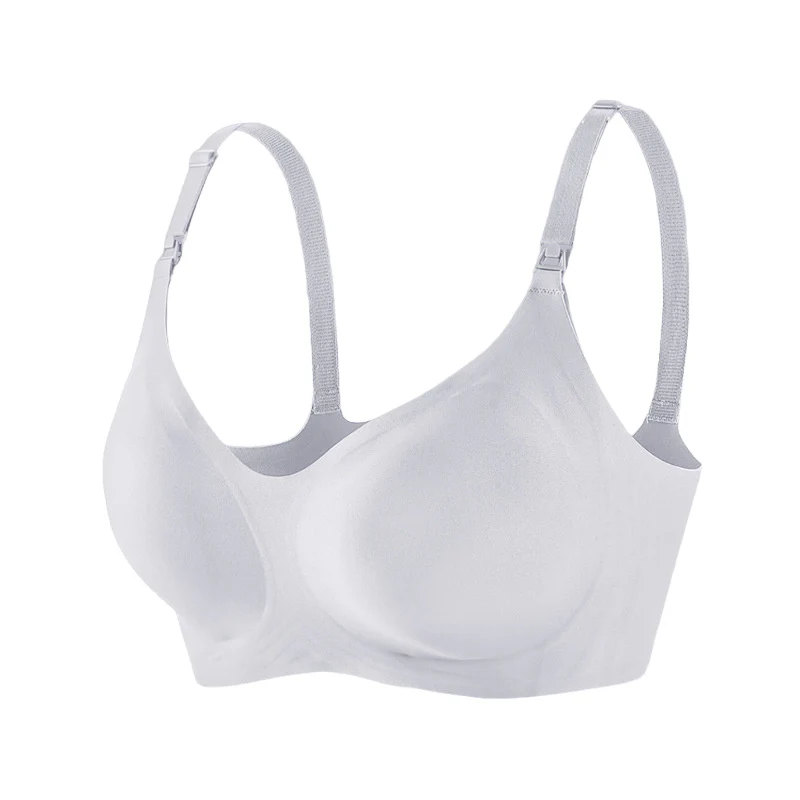 【2枚セットで¥5,990円】VEIMIA 上開き・授乳ブラ |  片手で授乳できる上開きタイプ。柔らかゲルラインとアンダーで胸を優しくホールドし、たるみ＆外向きを効果的に防ぐ！