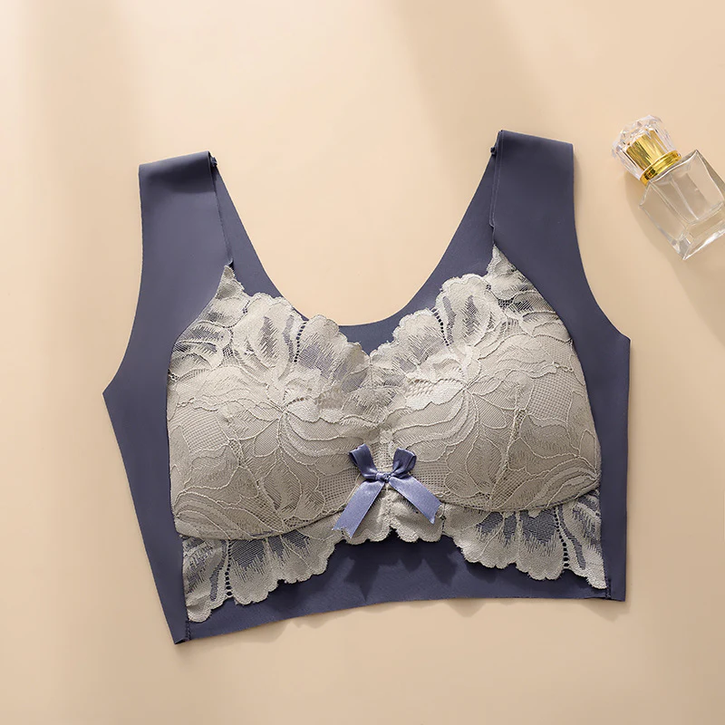 VEIMIA【胸を小さく見せるブラ】【お家での進化型ナイトブラ向き】脇肉撃退！滑り止めの肩紐で気まずい状況を解決。