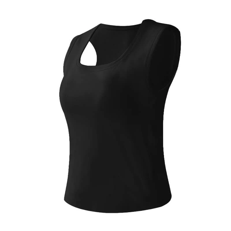 【2枚セットで¥7,980円】VEIMIA タンクトップ | エ字型ストラップ設計でなだらか・丸い肩をカバーし、美しい肩のラインをスッキリ演出！脇高設計が脇肉をスッキリ整え、スマートなシルエットを実現。Uネックデザインで首を視覚的に長く見せ、エレガントなラインを演出。