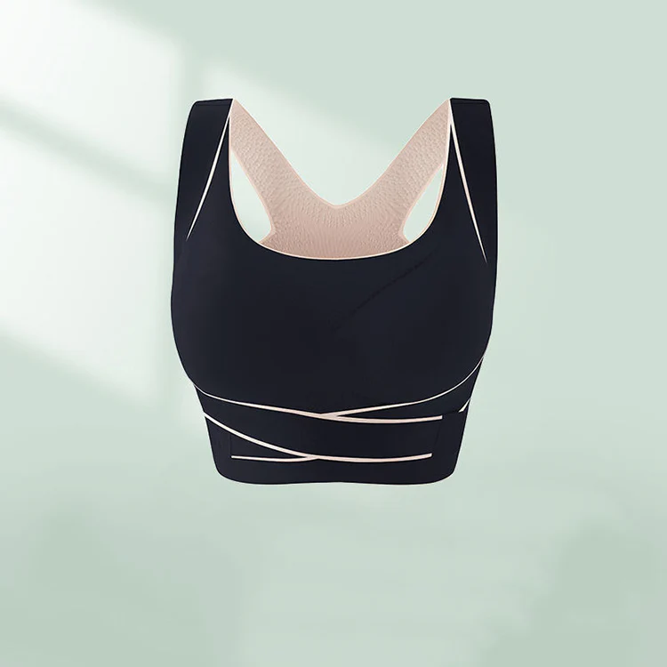 VEIMIA【ノンワイヤー補正下着】矯正ベルトがついているので背中を伸ばして、フロントホックで谷間を作ってくれる!スポブラとしても！