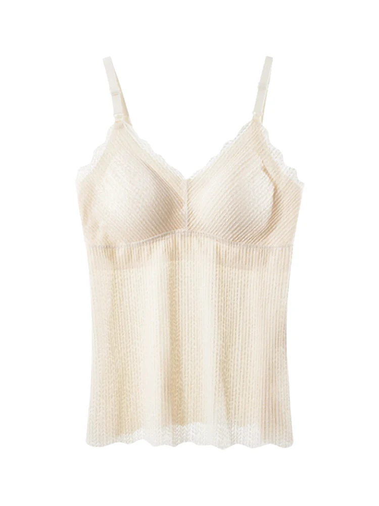 【2枚セットで6,980円】 VEIMIA 授乳キャミソール | カップ付き 簡単授乳 妊娠中&授乳期の女性