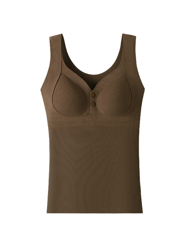 【2枚セットで7,980円】 VEIMIA 授乳タンクトップ | 授乳用あったかインナー カップ付き 冬の授乳インナーを探しているママに