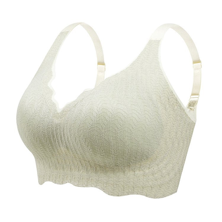 VEIMIA 胸を小さく見せる・着瘦せブラ | 垂れ防止効果抜群。バストを完璧に包み込み、胸型を選ばずフィット！脇すっきりシルエット、綺麗なバストラインをメイク。