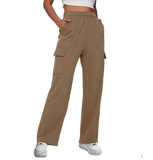 New Pocket Design Touch Work Pants Casual Pants For Women