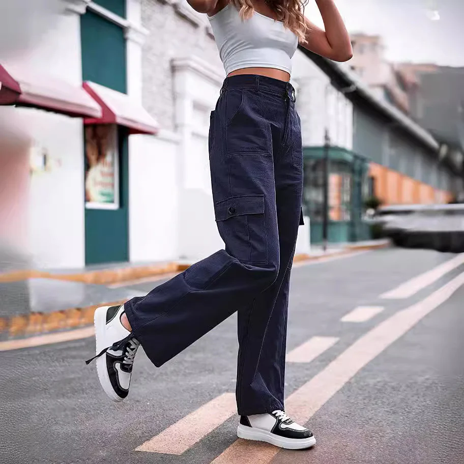 New Summer Casual Pants For Women Buttons
