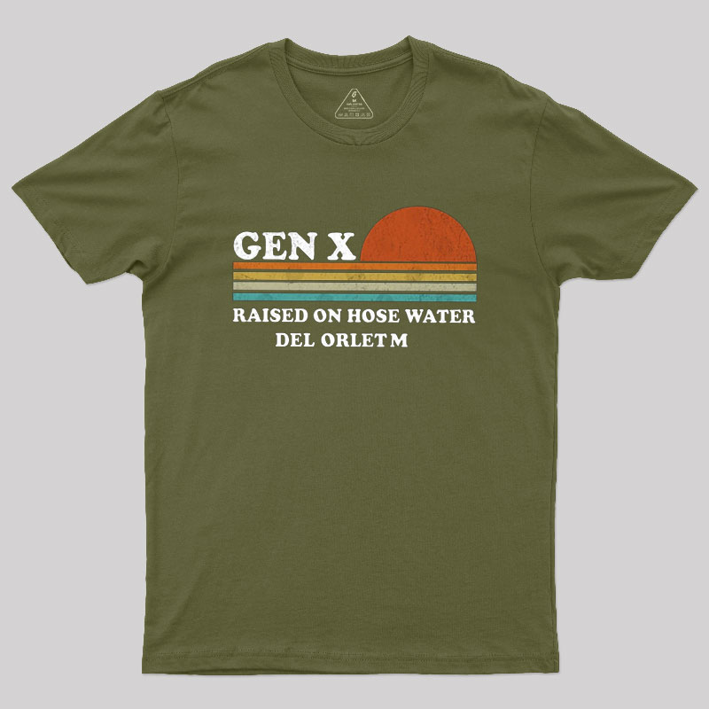 Gen-X Vintage Sunset Geek T-Shirt