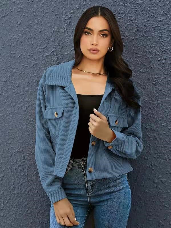 New Top Corduroy Cardigan Jacket For Women