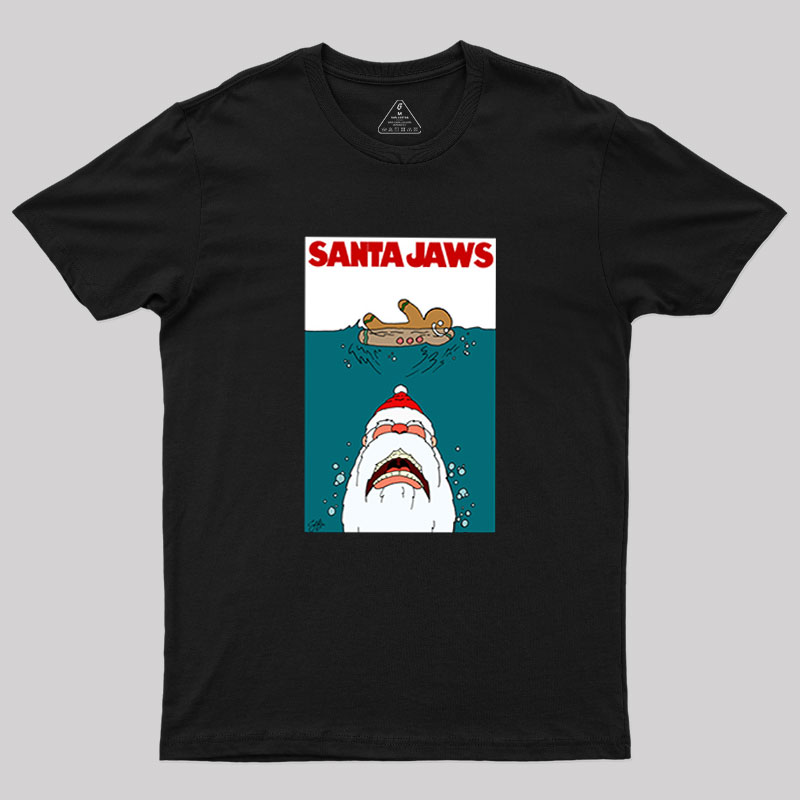 Santa Jaws Geek T-Shirt