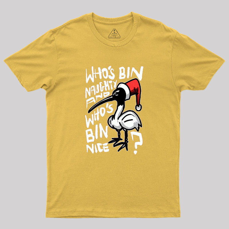 Christmas Bin Chicken Geek T-Shirt