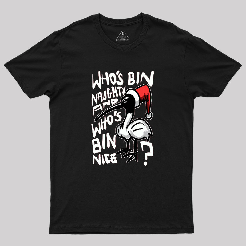 Christmas Bin Chicken Geek T-Shirt