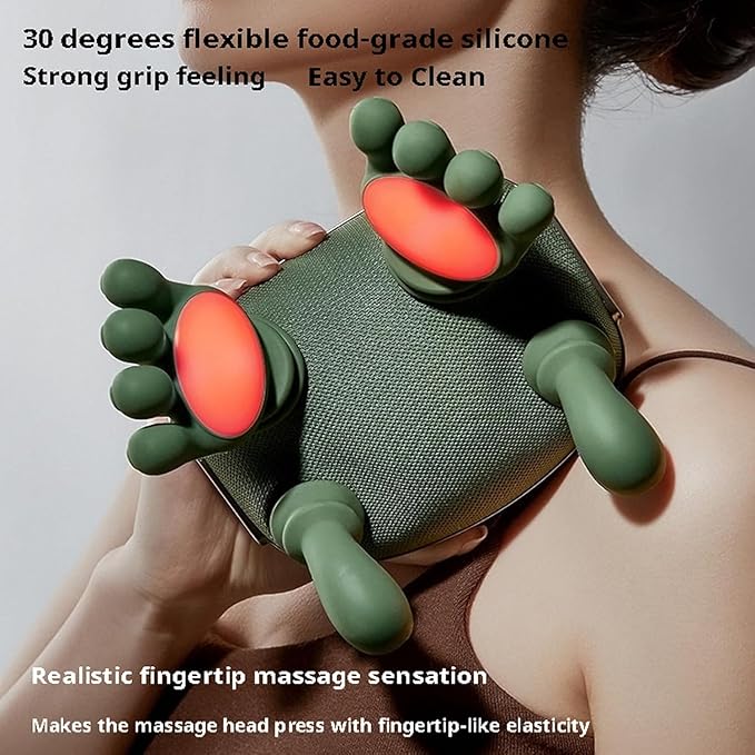 SO™ 4D Heated Neck & Shoulder Massager – Smart Deep Tissue Relief Anytime, Anywher
