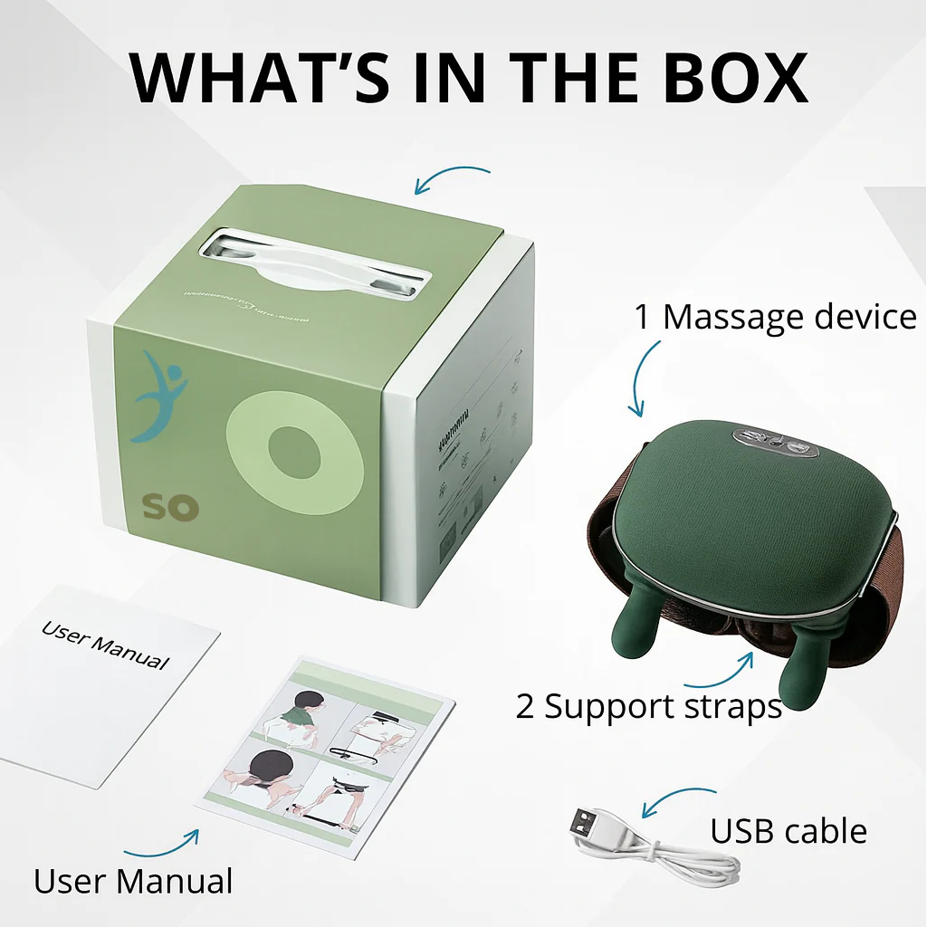 SO™ 4D Heated Neck & Shoulder Massager – Smart Deep Tissue Relief Anytime, Anywher