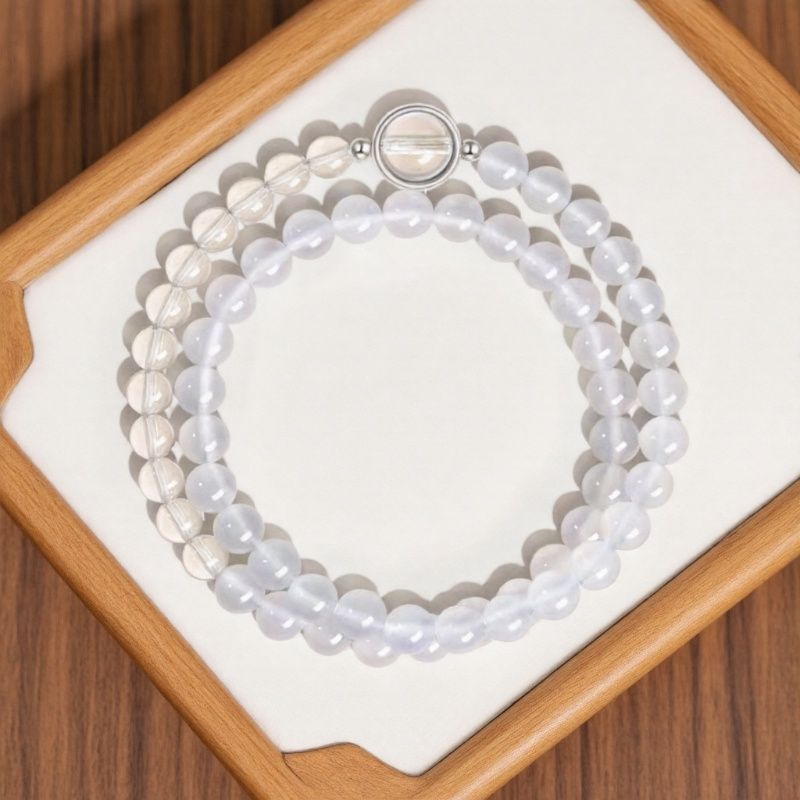 Imperial Clear Quartz Metal Element Clarity Bracelet