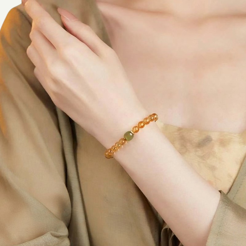 Citrine Energy Bracelet — Abundance & Confidence | Five Elements (Wu Xing)