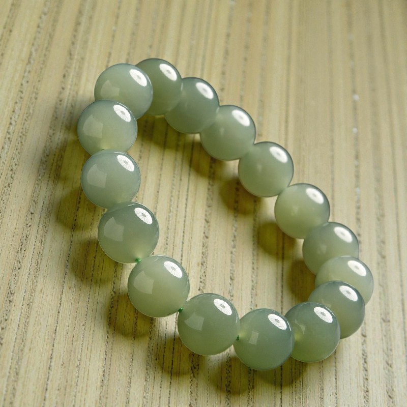 Light Green Jade Bracelet — Calm & Gentle Balance