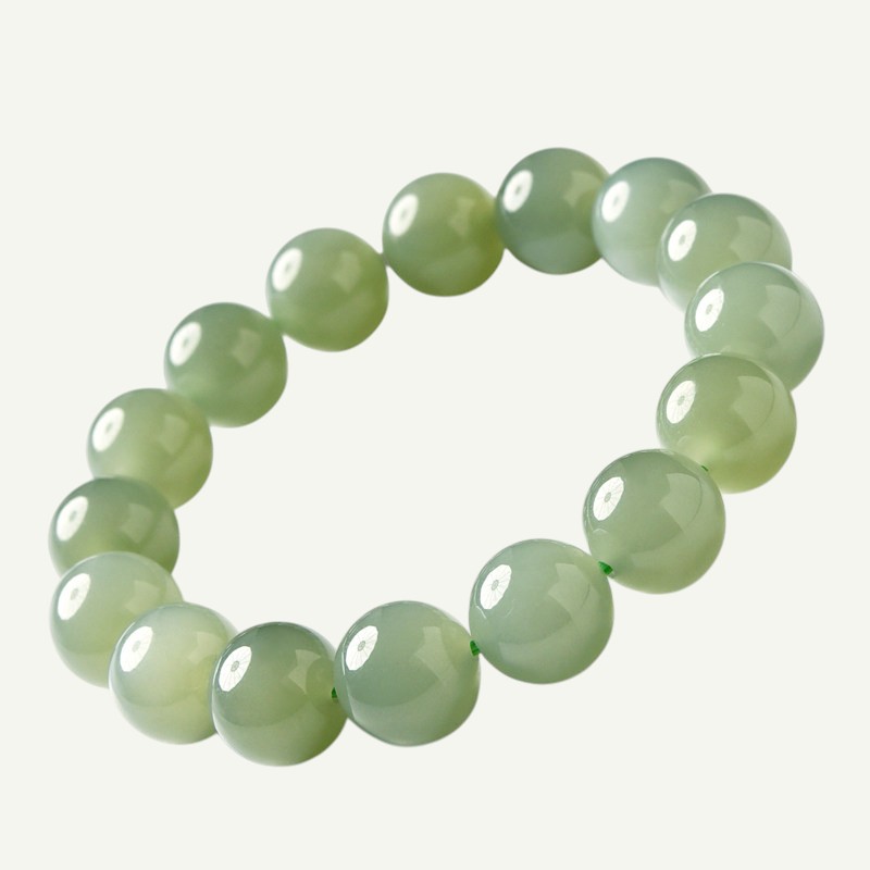 Light Green Jade Bracelet — Calm & Gentle Balance