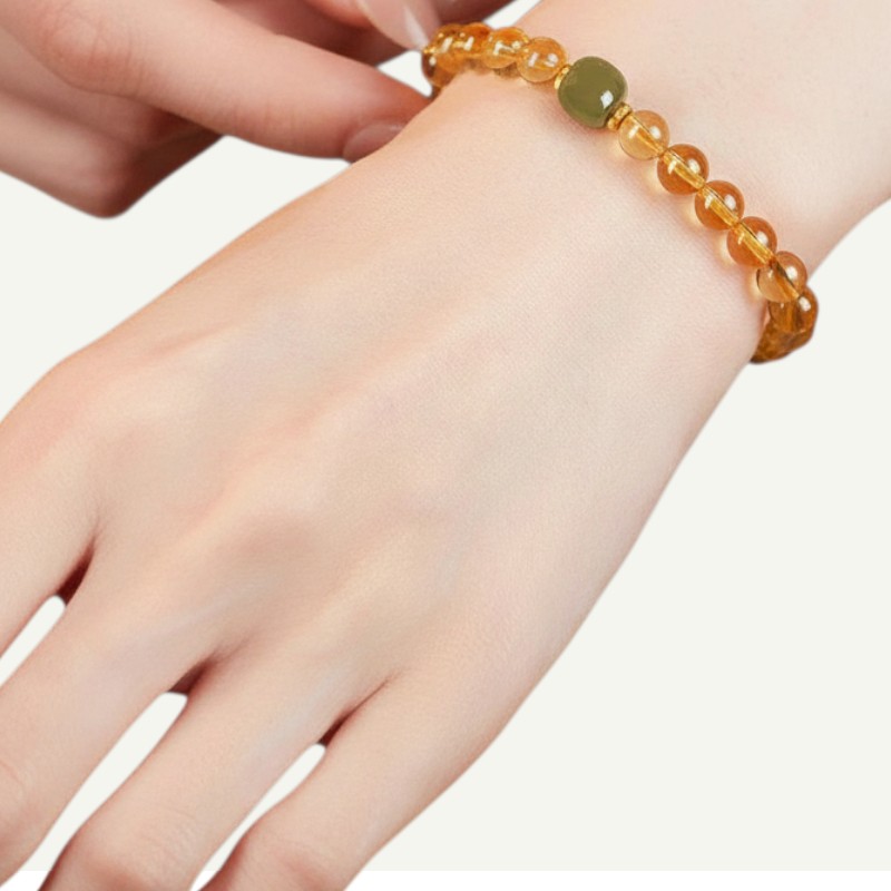 Citrine Energy Bracelet — Abundance & Confidence | Five Elements (Wu Xing)