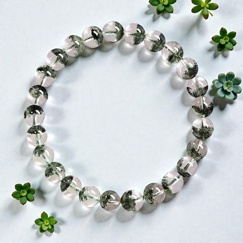 Green Phantom Quartz Bracelet — Growth & New Beginnings
