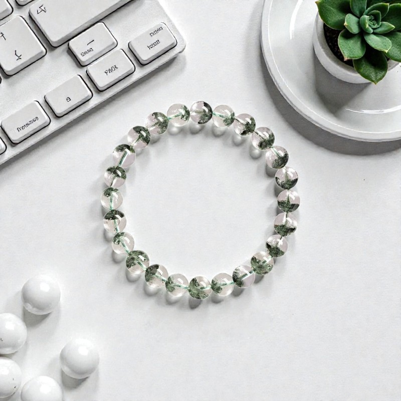 Green Phantom Quartz Bracelet — Growth & New Beginnings