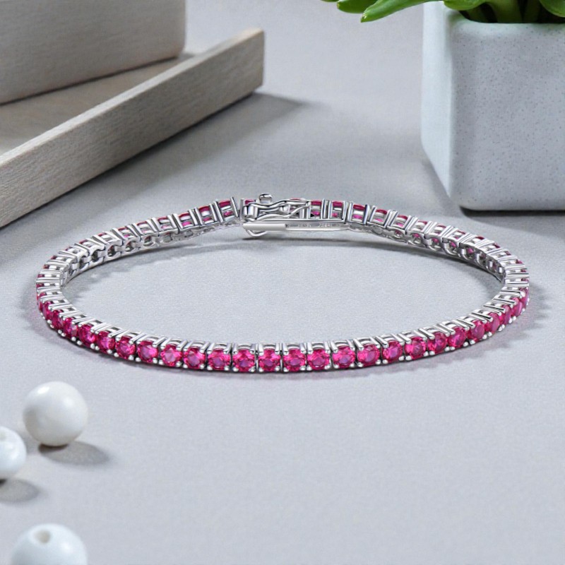 Red Spinel Confidence Bracelet