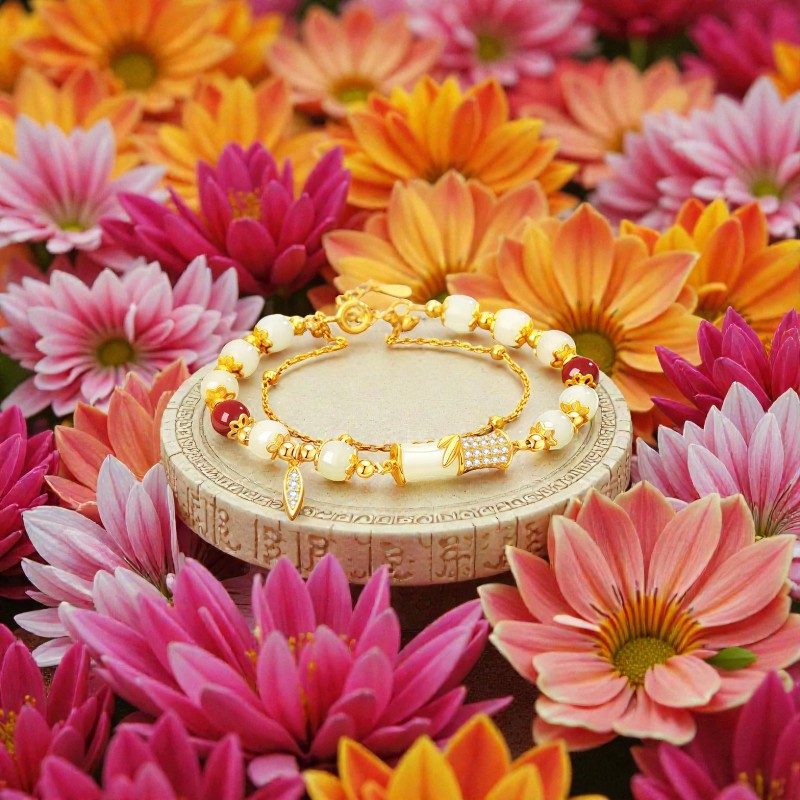 White Jade Harmony Bracelet